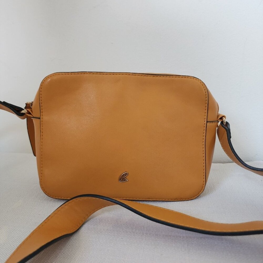 Kate And Alex Cuffaro Mustard Yellow Crossbody Purse
